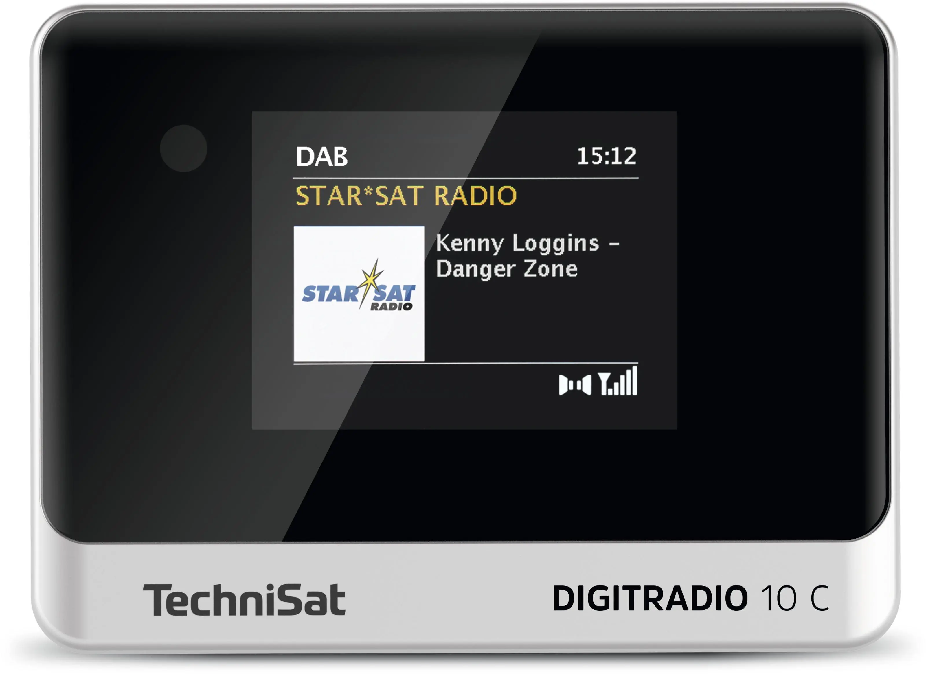 Radioodbiornik TechniSat DigitRadio 10 C Radio FM DAB+ Bluetooth Czarno-srebrny