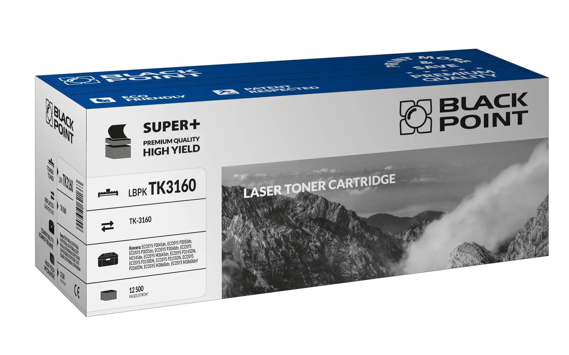 Toner Black Point LBPKTK3160 (zamiennik TK-3160) Czarny