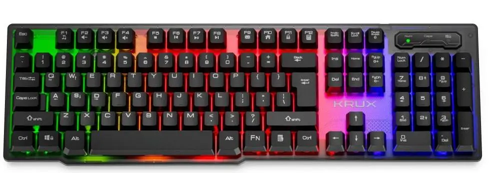 Klawiatura membranowa Krux Solar RGB KRX0022 Czarny