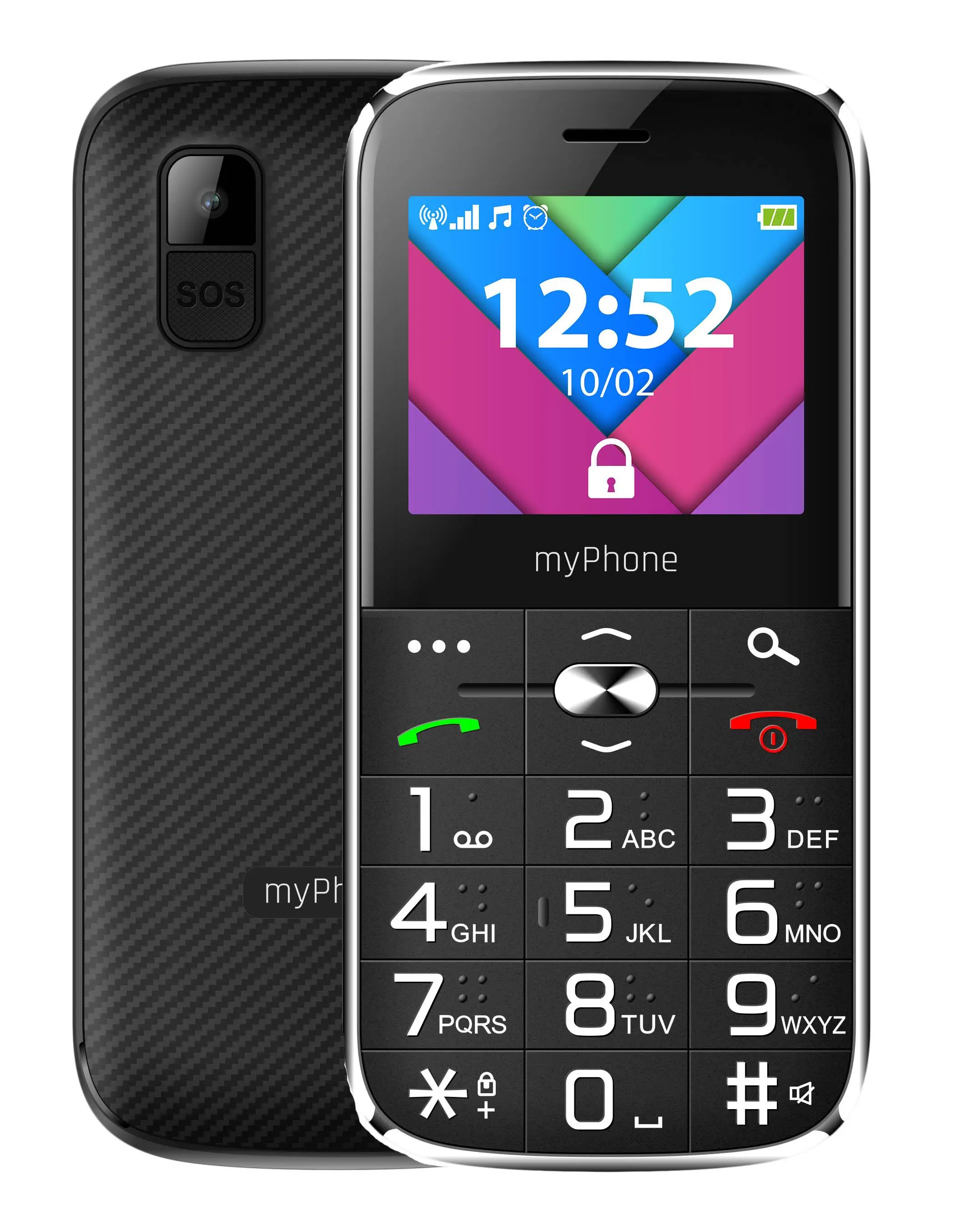 Telefon myPhone Halo C Czarny