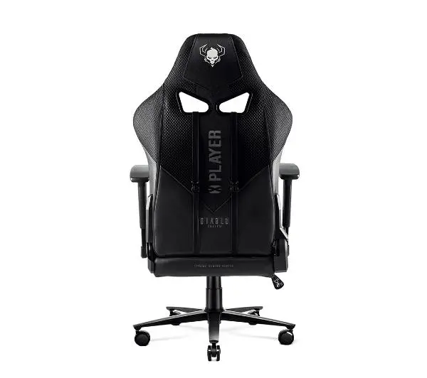 Diablo Chairs X-Player 2.0 Normal Size Gamingowy do 150kg Skóra ECO Tkanina Czarny - Kup na Raty - RRSO 0%