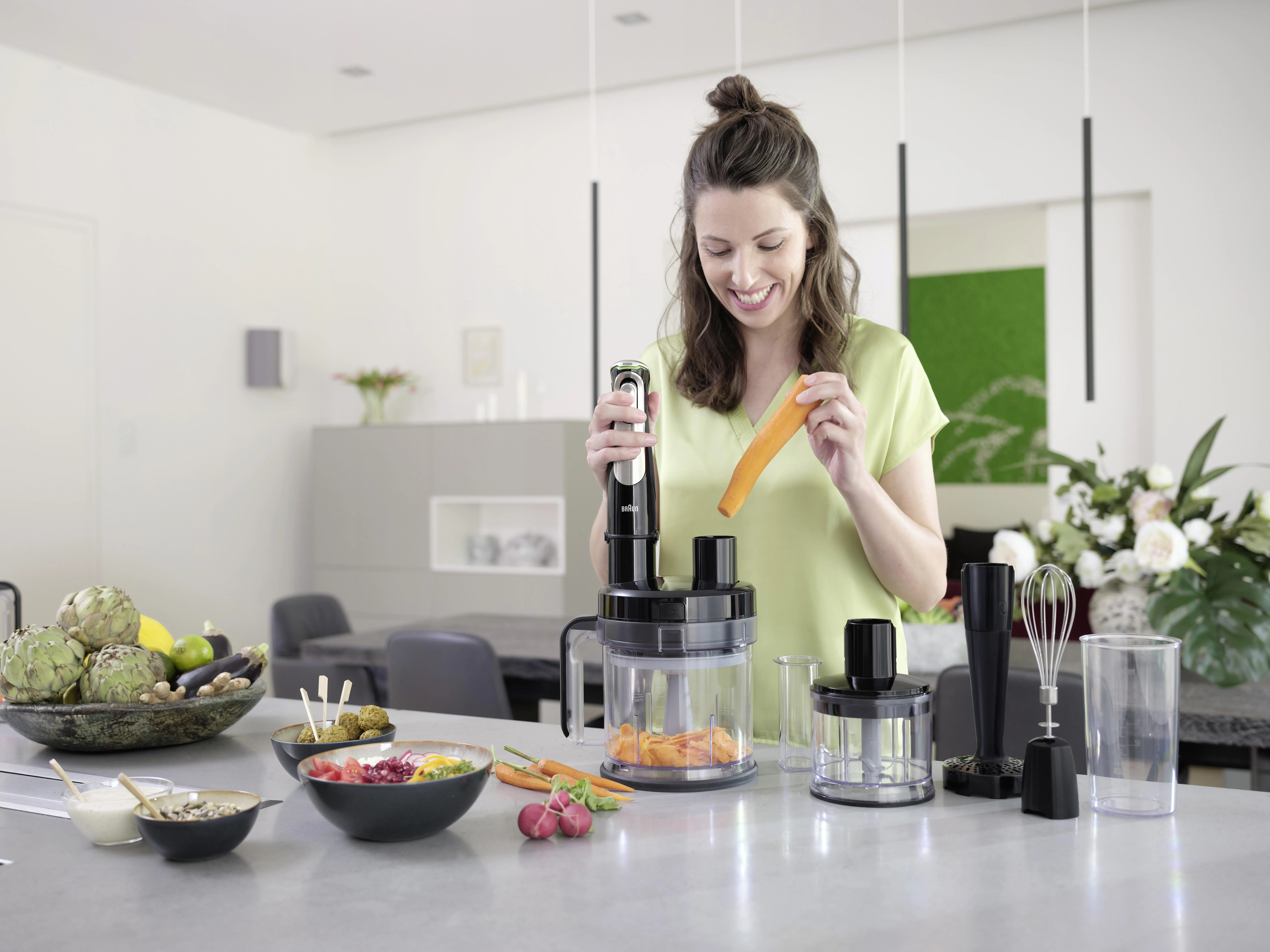 Blender Braun Multi Quick 9 MQ9187XLI 1200W Malakser Szatkownica Końcówka do puree
