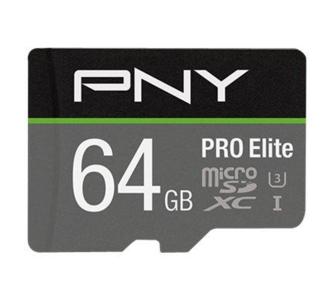 karta pamięci PNY PRO Elite microSD 64GB 100/60 MB/s U3 V30 A1