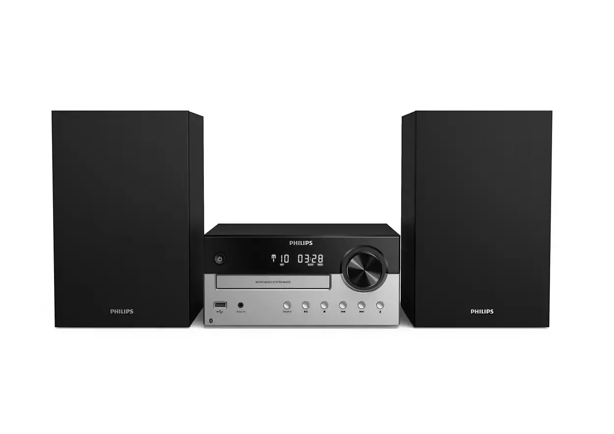 Wieża Philips TAM4205/12 60W Bluetooth Radio FM Czarno-srebrny