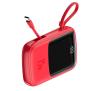 Powerbank Baseus PPQD-A09 Powerbank  Qpow z kablem USB-C, 10000 mAh, 15W (czerwony)