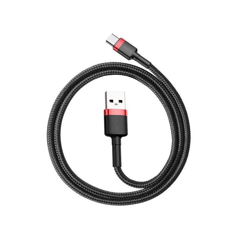 Kabel Baseus USB-C Cafule 2A 2m Czerwono-czarny