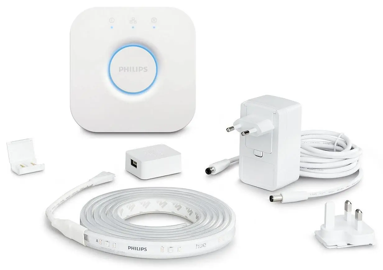 Taśma LED Philips Hue White and Colour Ambiance Lightstrip Plus + Mostek