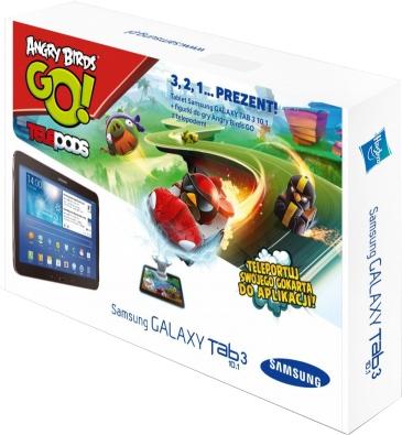 Samsung Galaxy Tab 3 10.1 16GB GT-P5210 Angry Birds Go Czarny