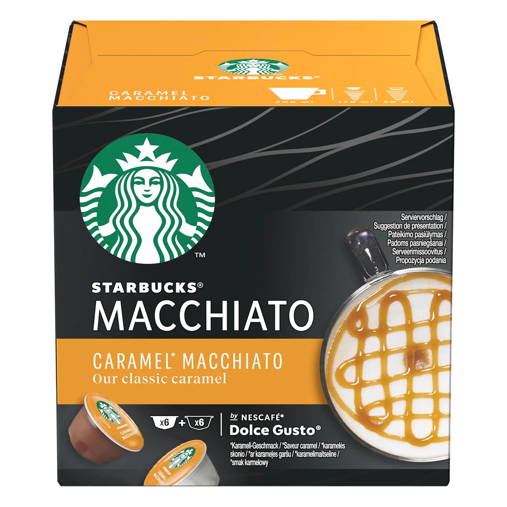 Kapsułki Starbucks Nescafe Dolce Gusto Caramel Macchiato 12szt.
