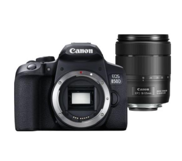 lustrzanka cyfrowa Canon EOS 850D + EF-S 18-135mm f/3.5-5.6 IS USM
