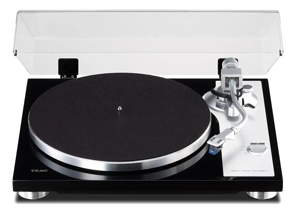 Gramofon Teac TN-4D Manualny Napęd bezpośredni Przedwzmacniacz Czarny