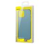 Etui Baseus Frosted Glass Protective Case do iPhone 12 Pro Max (niebieski)