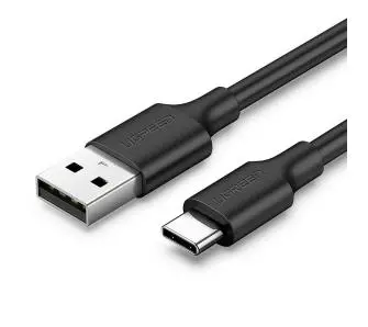 Kabel UGREEN Niklowany USB-C 0,5m Czarny