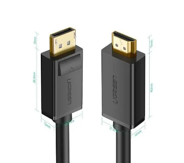 UGREEN DP101 10203 3m Czarny