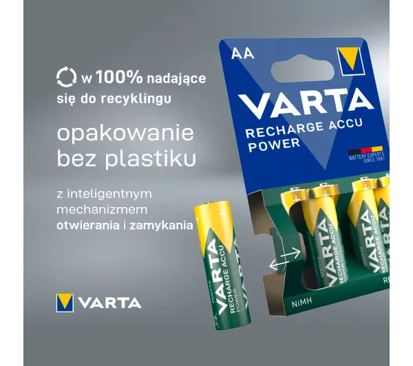 VARTA Rechargeable ACCU AAA 800mAh 4szt.