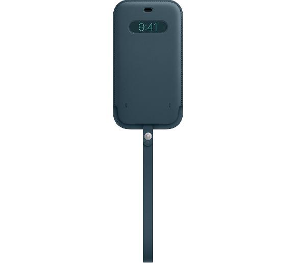 etui dedykowane Apple Leather Sleeve MagSafe iPhone 12 Pro Max (bałtycki błękit)