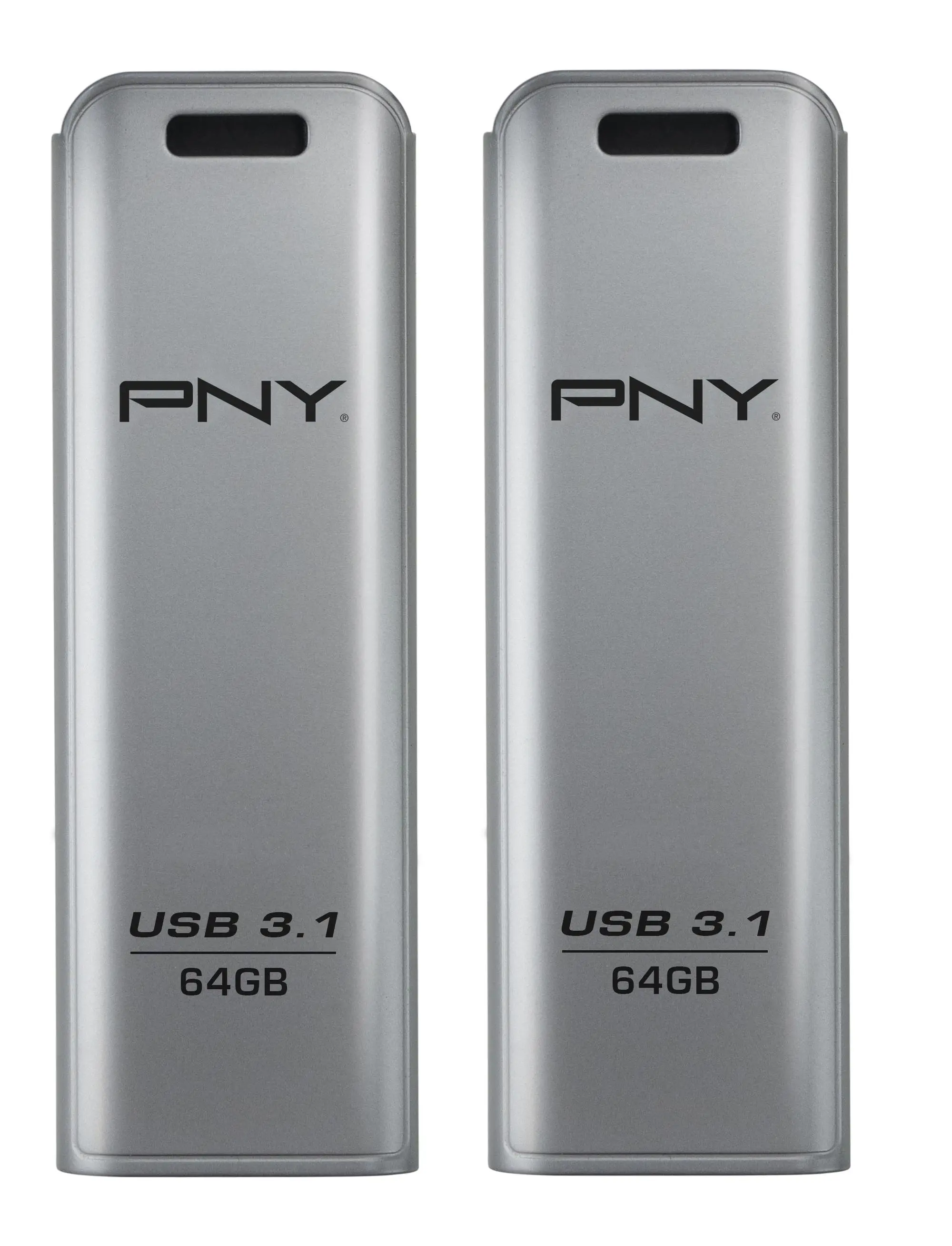 PenDrive PNY 2 x Elite Steel 64GB USB 3.1 Srebrny