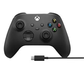 Microsoft Xbox Series Kontroler bezprzewodowy do Xbox, PC + kabel USB-C Carbon black