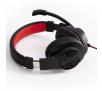 Słuchawki przewodowe z mikrofonem Hama HS-USB400 Nauszne Czarny