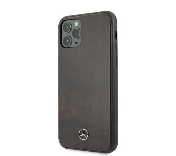 Mercedes-Benz Wood Line Rosewood MEHCN58VWOBR do iPhone 11 Pro