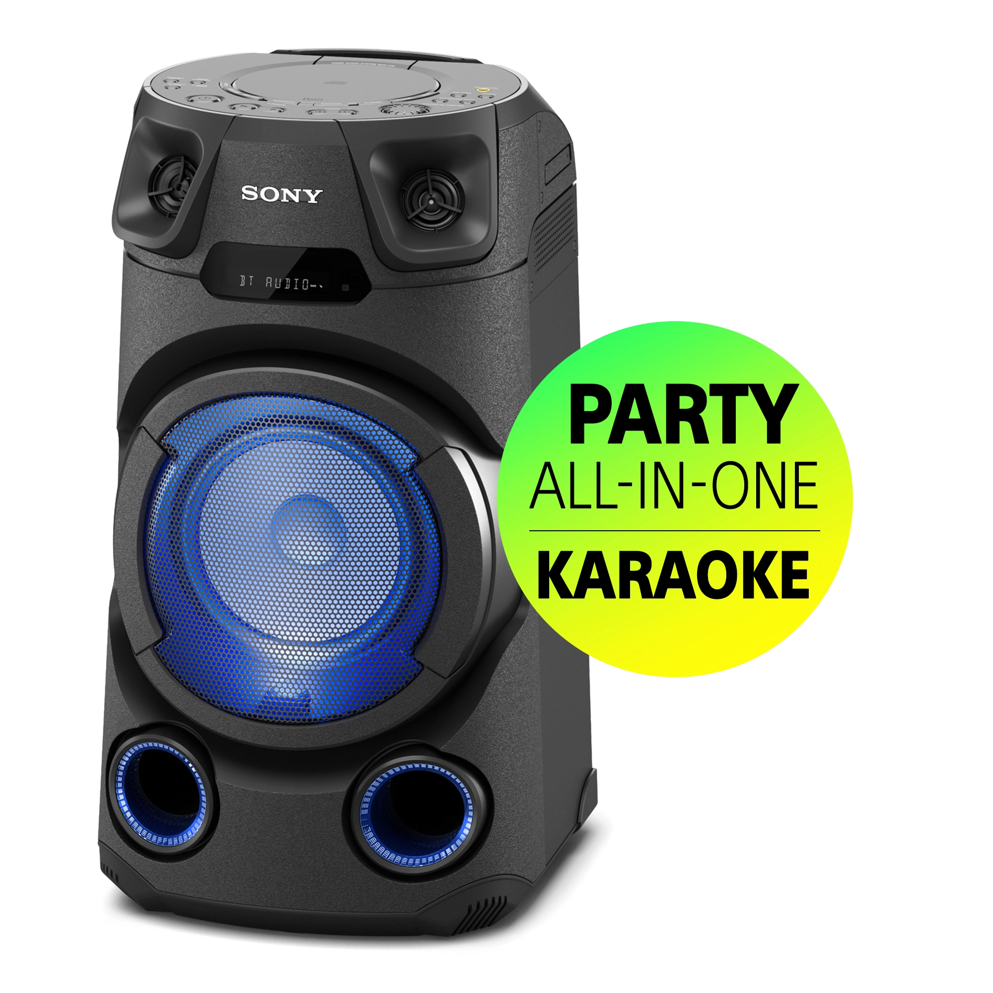 Power Audio Sony MHC-V13 150W Bluetooth Radio FM Czarny