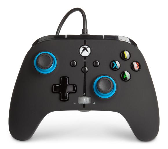 gamepad PowerA przewodowy Xbox Series / Xbox One Enhanced Blue Hint