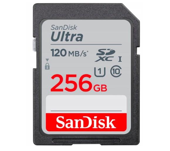 karta pamięci SanDisk Ultra SDXC 256GB 120MB/s UHS-I