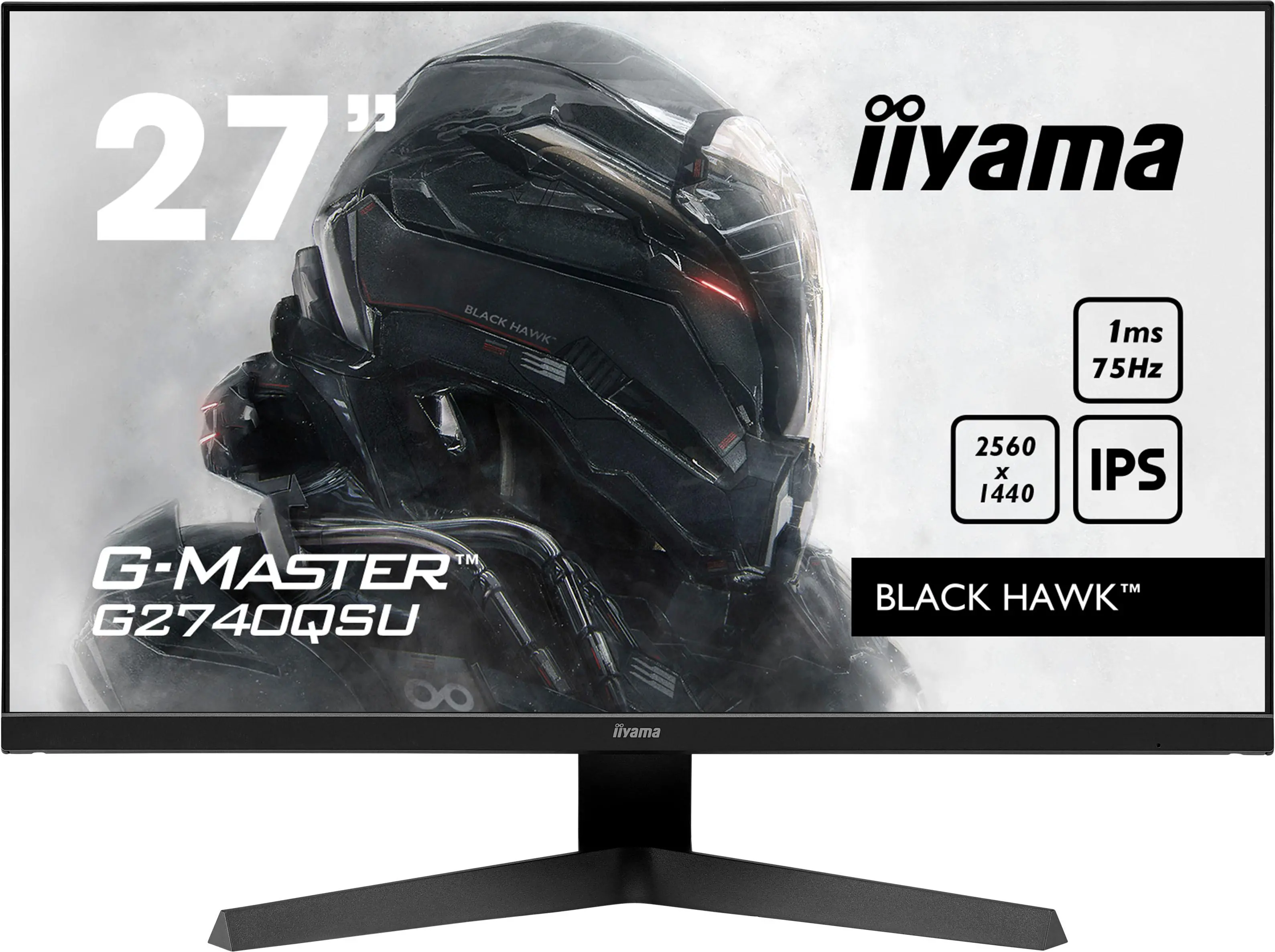 Monitor iiyama G-Master Black Hawk G2740QSU-B1 27" 2K IPS 75Hz 1ms Gamingowy