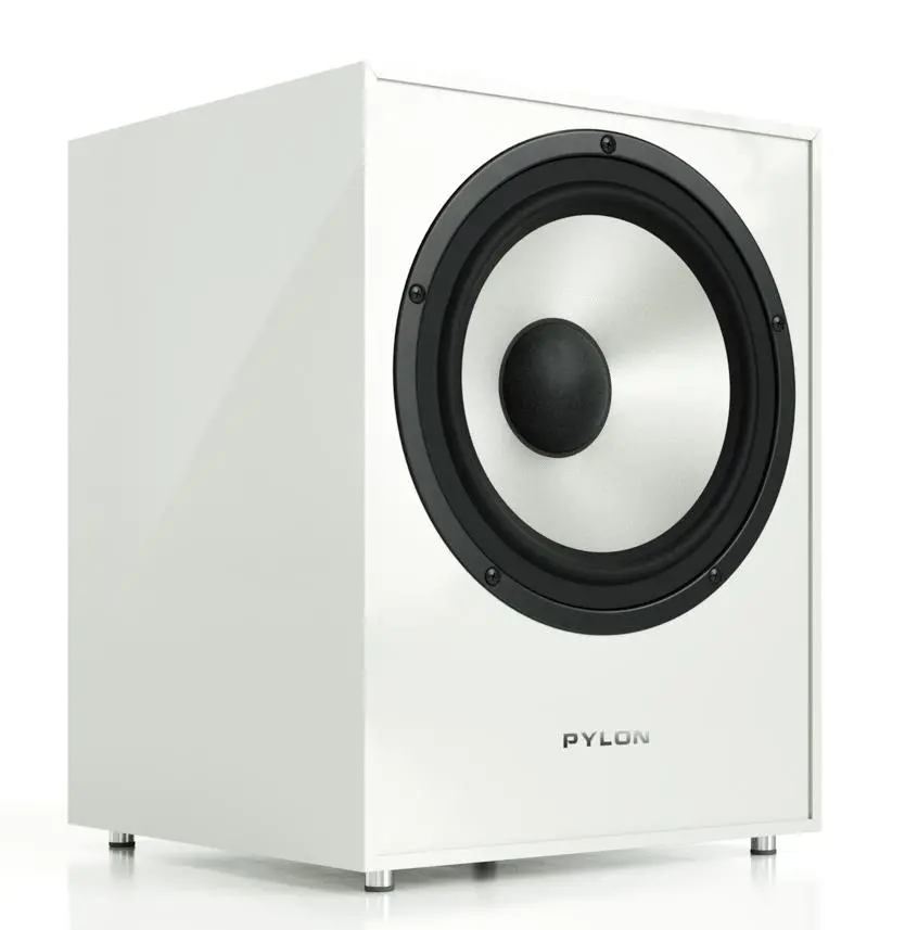 Subwoofer Pylon Audio Pearl Sub Aktywny 150W Biały połysk