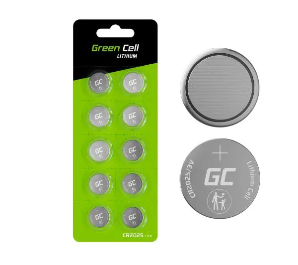 Green Cell XCR04 CR2025 10szt.