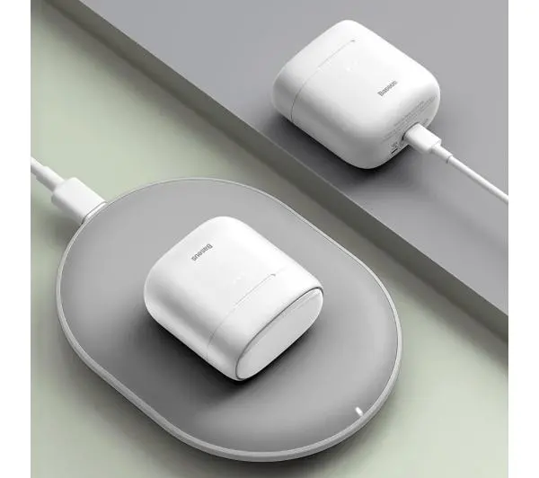 Baseus Encok W06 Dokanałowe Bluetooth 5.0 Biały