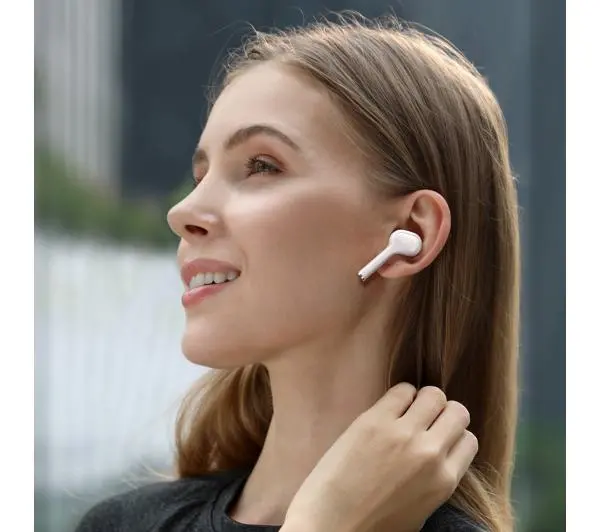 Baseus Encok W06 Dokanałowe Bluetooth 5.0 Biały