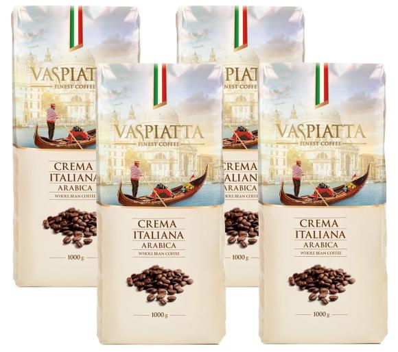 kawa Vaspiatta Crema Italiana 4 x 1 kg