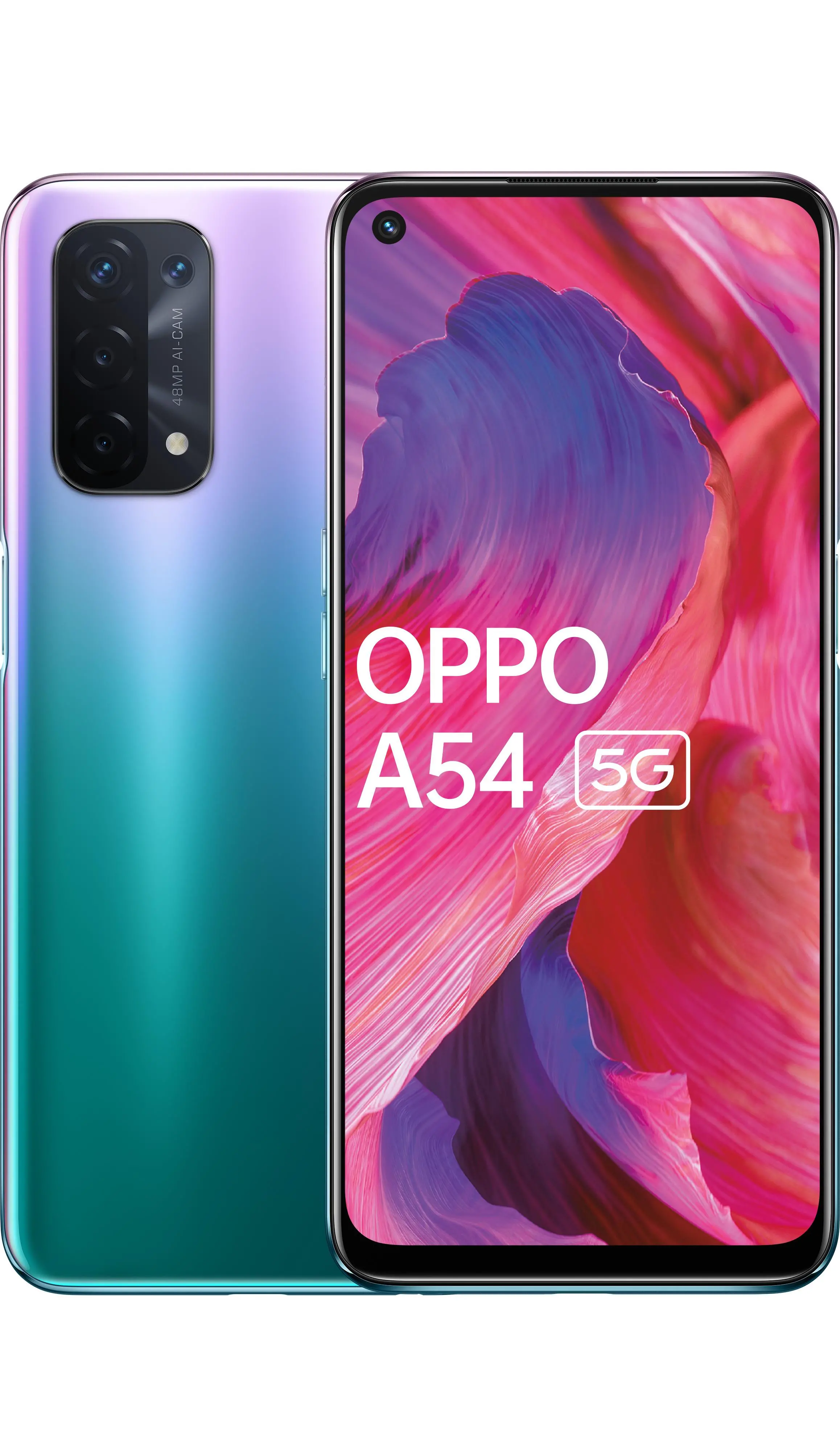 Smartfon OPPO A54 5G  4/64GB 6,5" 90Hz 48Mpix Fioletowo niebieski