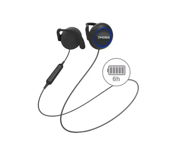 Koss BT221i Nauszne Bluetooth 4.2 Czarny