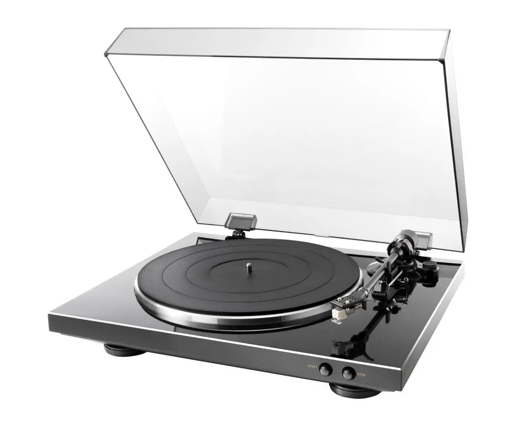 Gramofon Denon DP-300F Automatyczny Napęd paskowy Przedwzmacniacz Czarny