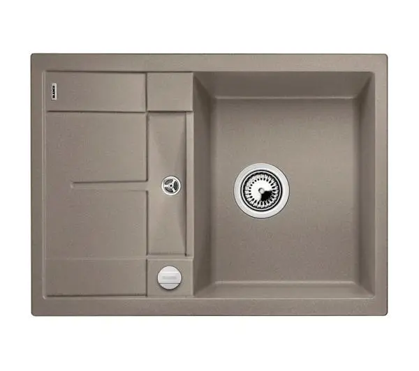 Zlewozmywaki kuchenne - Blanco METRA 45 S Compact 519580 Granitowy Tartufo