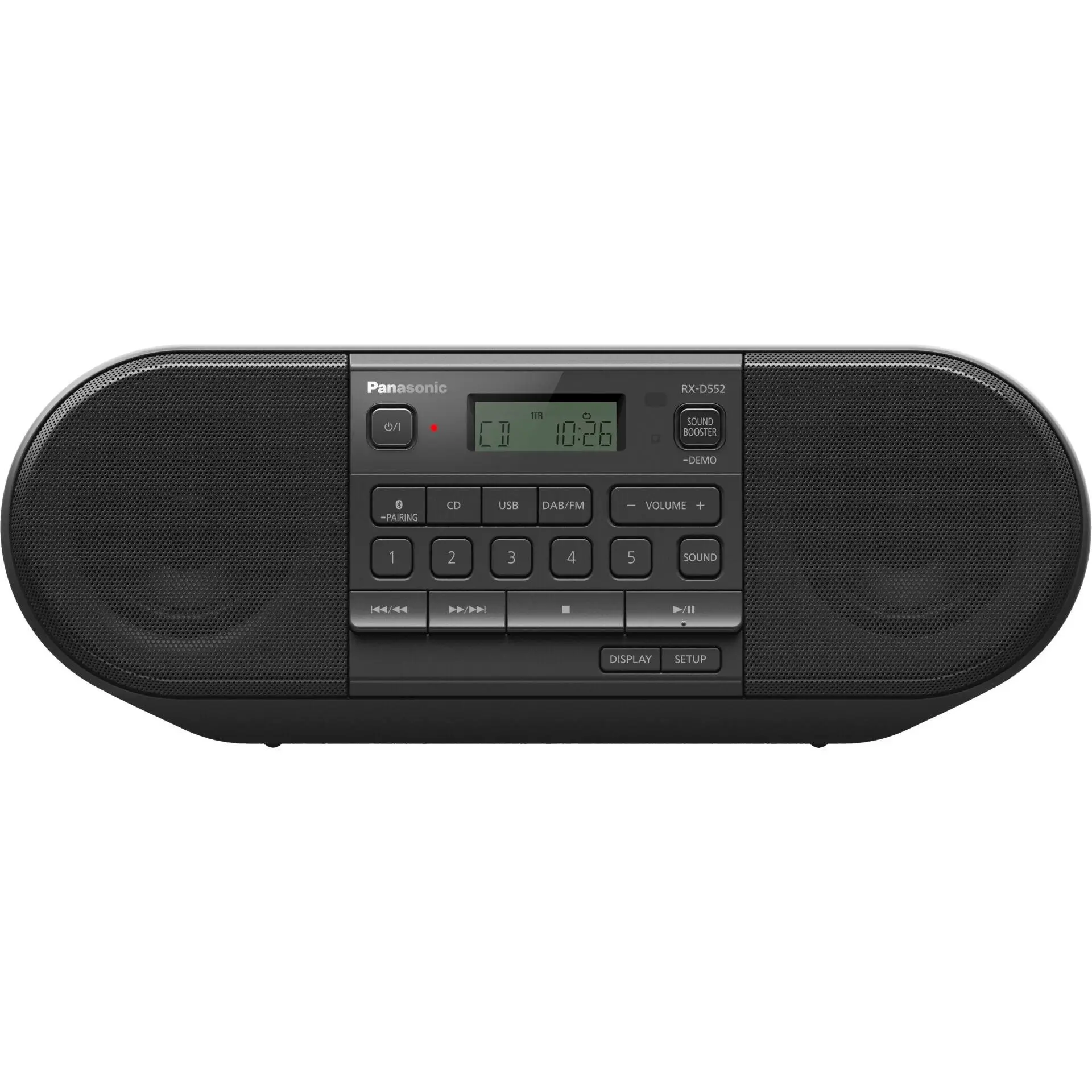 Radioodtwarzacz Panasonic RX-D552E-K Bluetooth Czarny