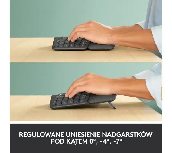 Logitech Ergo K860 Grafitowy - Kup na Raty - RRSO 0%