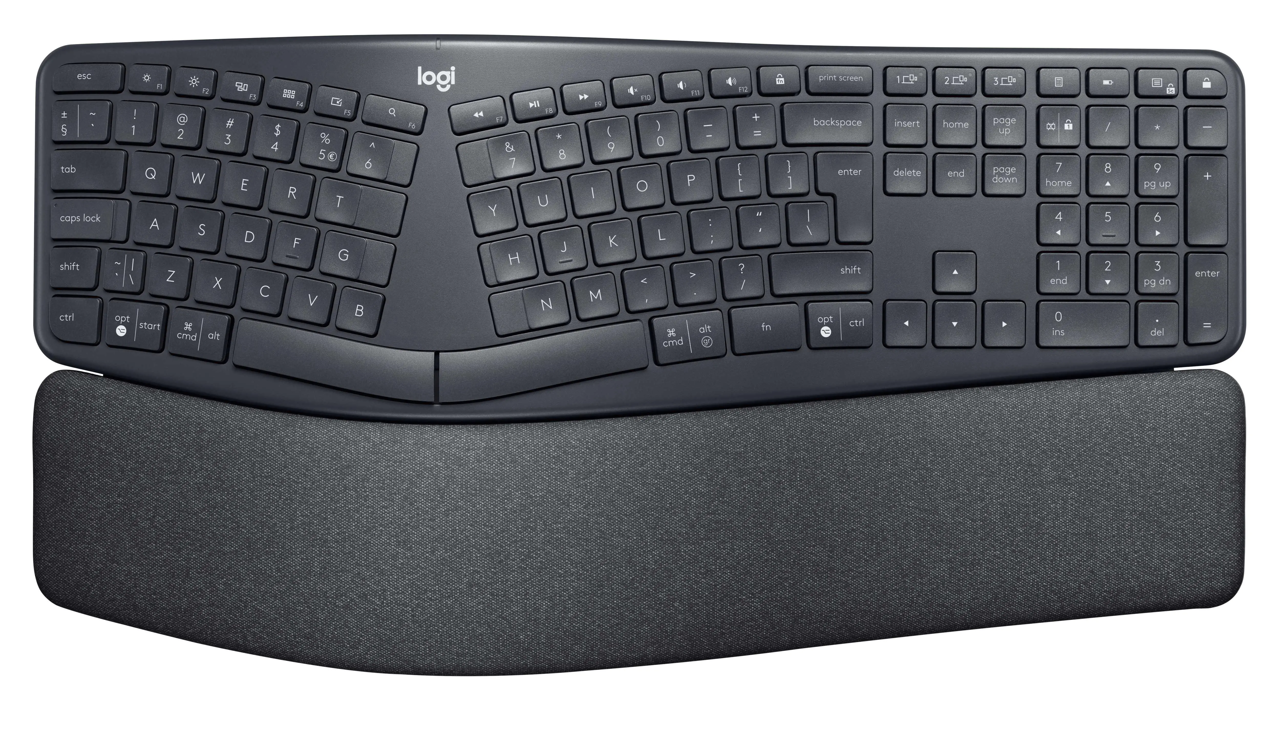 Klawiatura membranowa Logitech Ergo K860 Grafitowy