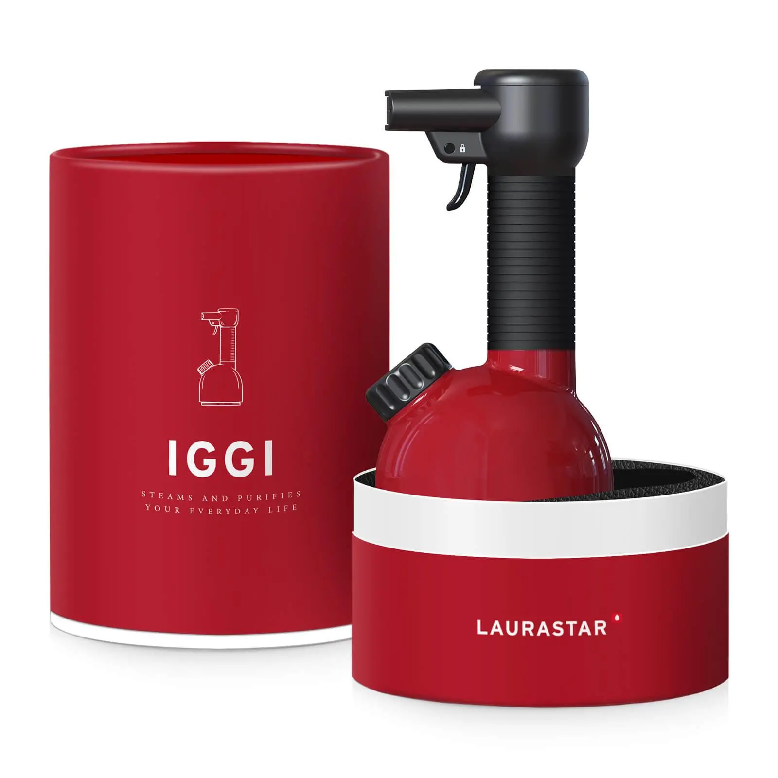 Parownica do ubrań Laurastar Iggi 850W Czerwony