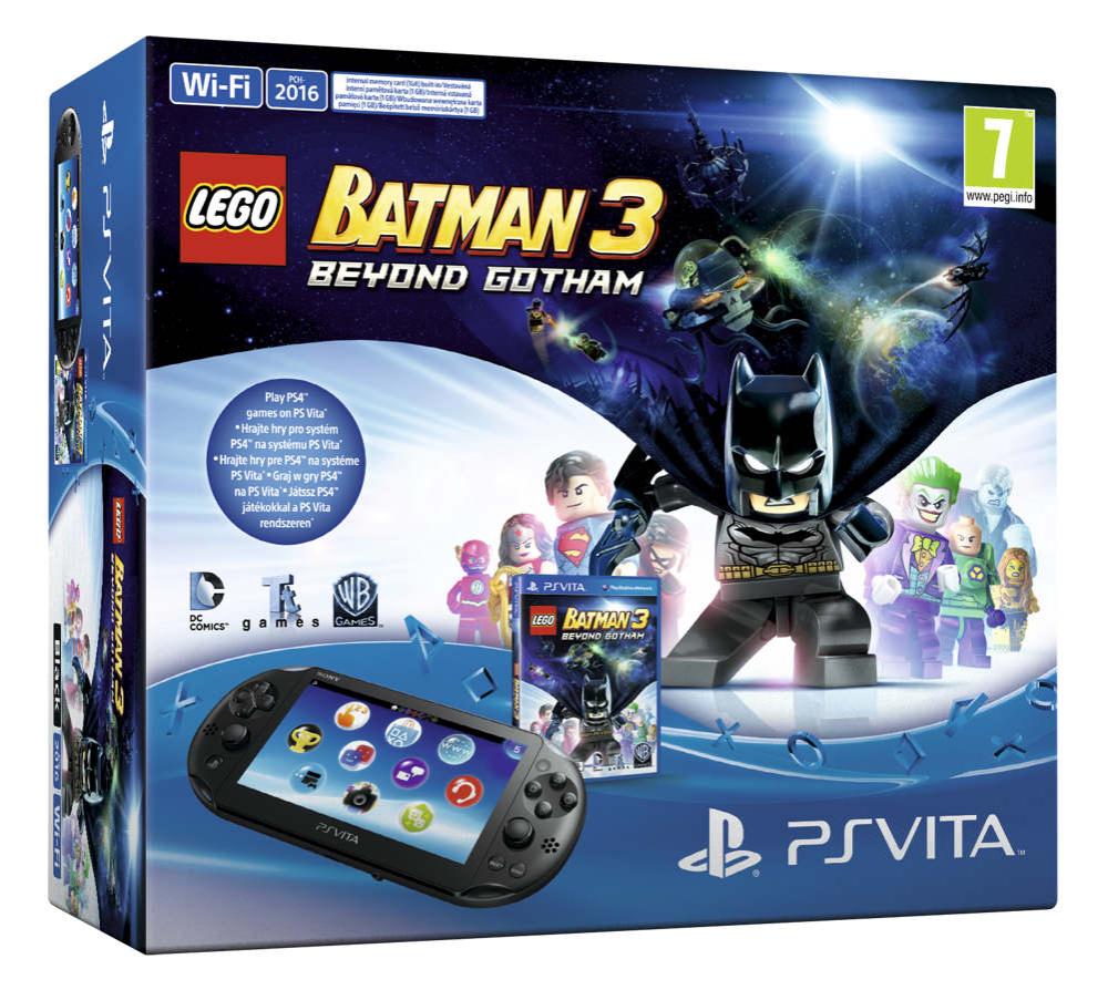 Sony PlayStation Vita Wi-Fi + karta 8GB + LEGO Batman 3