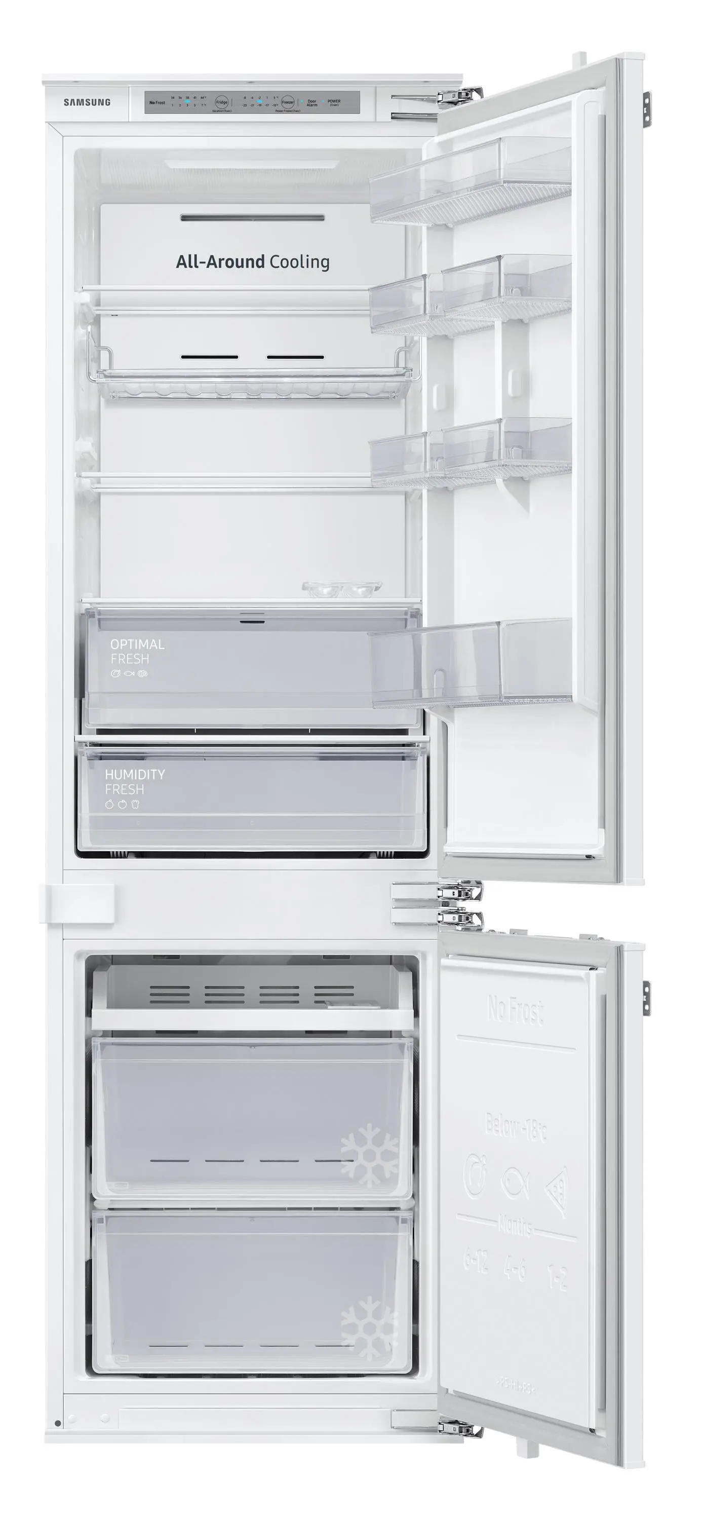 Lodówka Samsung BRB26615FWW Pełny No Frost 177,5cm Szuflada z kontrolą wilgotności