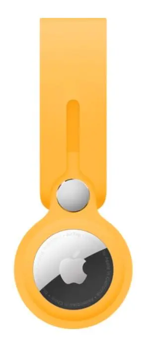 Pasek Apple pasek do AirTag Loop Żółty