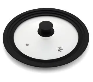 La Bonita LB2428PO02 3w1 Uniwersalna 24cm 26cm 28cm Szklana Silikonowy uchwyt i rant