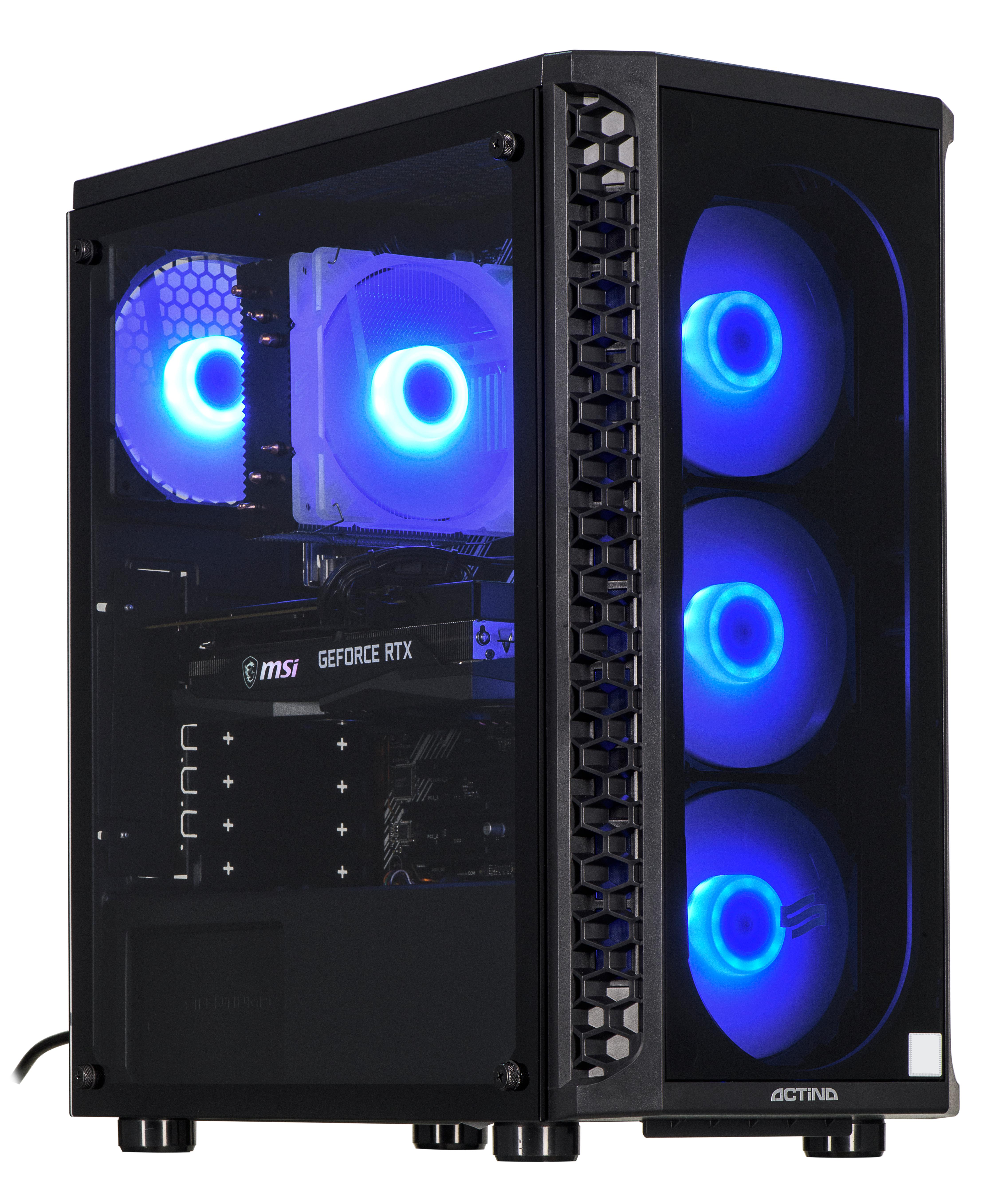Komputer gamingowy Actina i7-10700K 16GB RAM 1TB SSD + 2TB Dysk  RTX3070