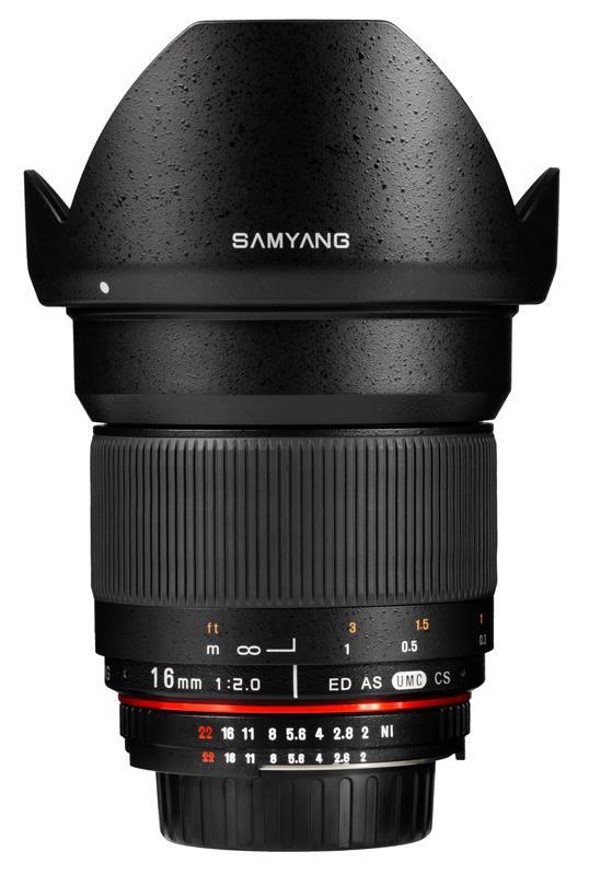 Samyang 16mm f/2.0 ED AS UMC CS CANON