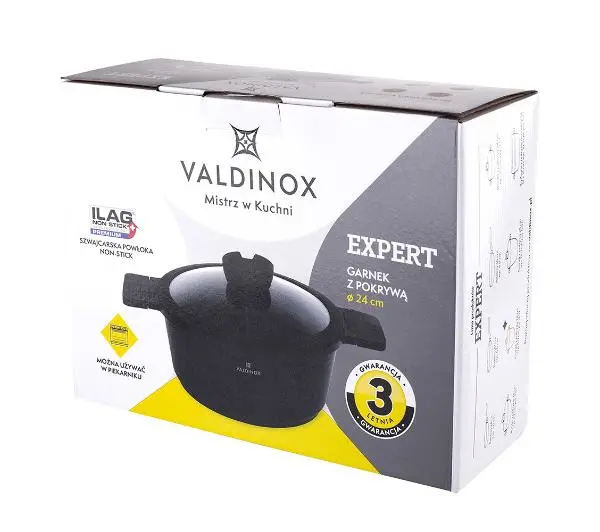 Valdinox Expert Indukcja Aluminium 4,5l