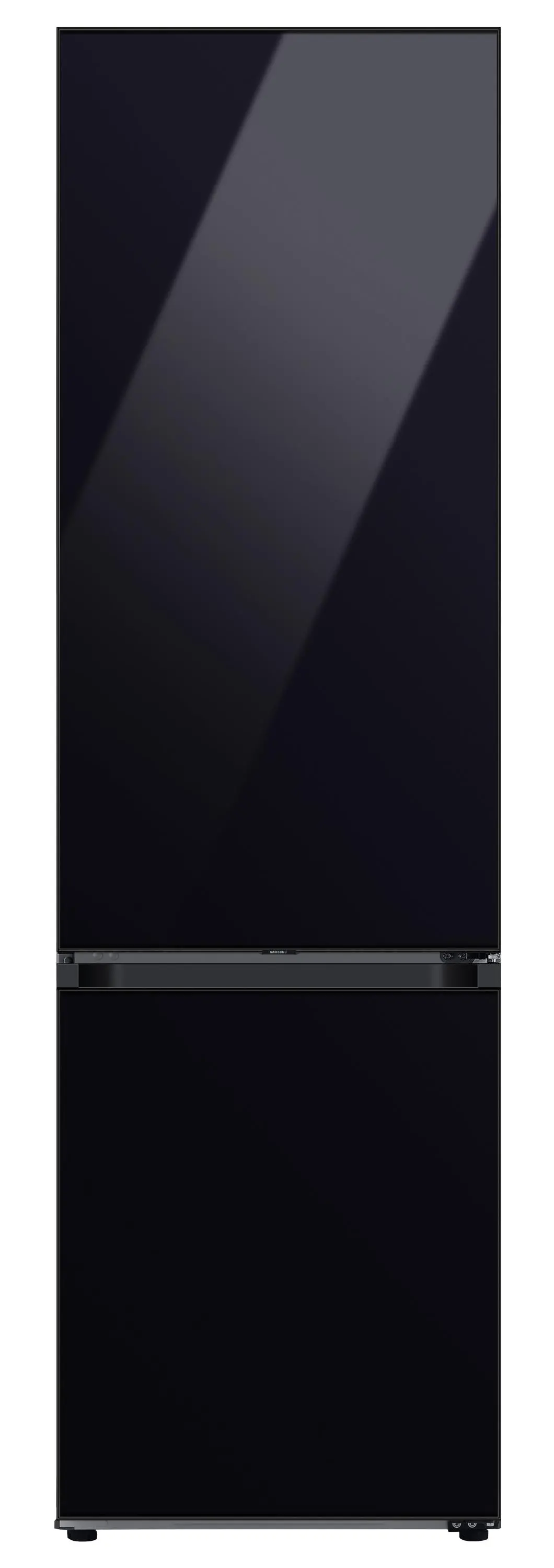 Lodówka Samsung Bespoke RB38A7B5E22 Pełny No Frost 203cm Szuflada z kontrolą wilgotności Czarne szkło