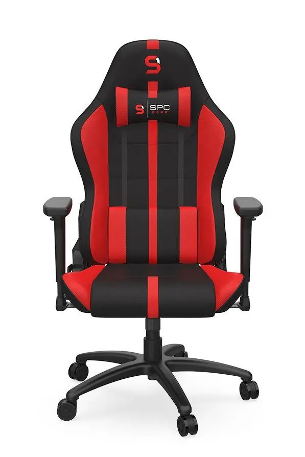Fotel SPC Gear SR400F Gamingowy do 120kg Tkanina Czerwony
